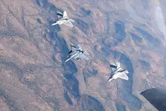 Mindef berkata empat jet pejuang F-15 RSAF menjalankan latihan di  Pangkalan Pearce Angkatan Udara Diraja Australia di Perth sejak 13 Ogos. Latihan itu dijadual tamat pada 6 September.