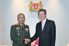 hubungan pertahanan Singapura Malaysia, kerjasama pertahanan serantau, Jeneral Malek Razak