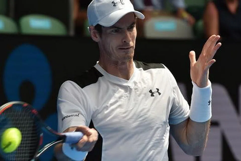 TERLALU PERKASA: Murray beraksi dengan hebat dan tidak dapat ditandingi lawannya Groth di pusingan kedua semalam. - Foto AFP