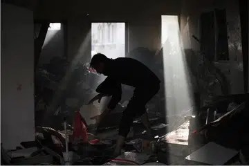 TIDAK BOLEH DIDIAMI: Sebahagian besar Jaluran Gaza telah runtuh dan musnah.
