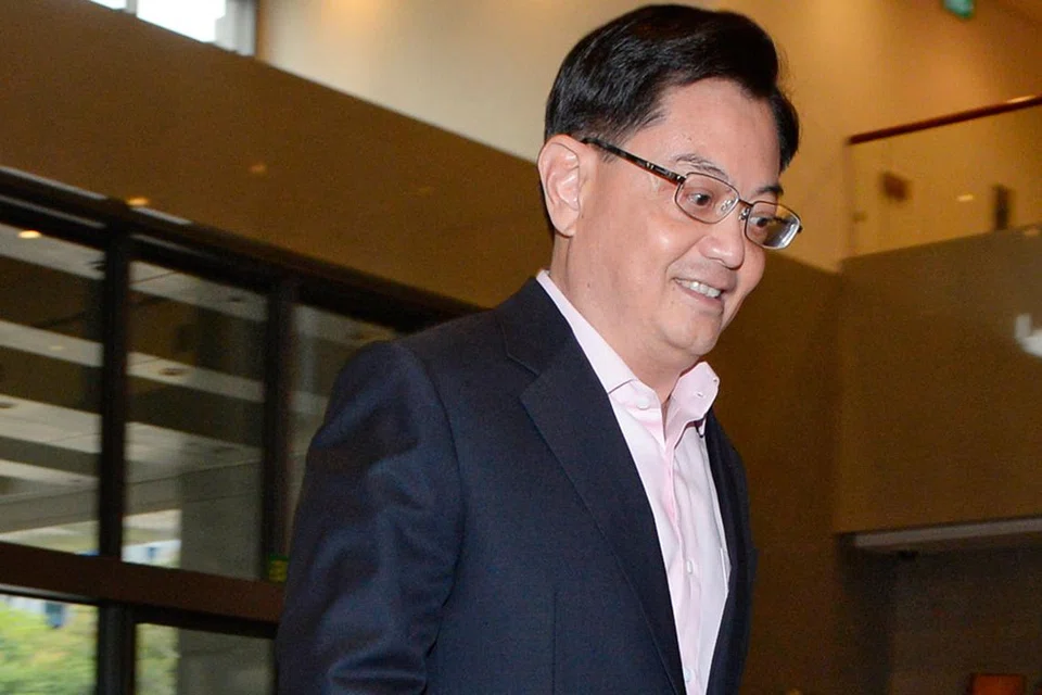 ENCIK HENG SWEE KEAT: Bentang Belanjawan sulungnya sebagai Menteri Kewangan. - Foto THE STRAITS TIMES 