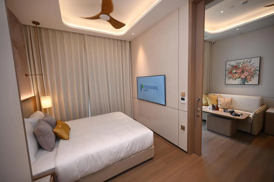 Singapura, kediaman, kemudahan, warga emas, Perennial Living