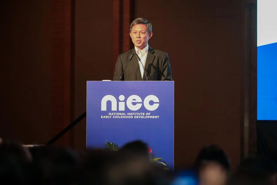 Menteri Pendidikan Encik Chan Chun Sing berkata Institut Nasional Pembangunan Awal Kanak-kanak (NIEC) akan bertindak sebagai peneraju pemikiran dalam pembangunan kepimpinan pendidikan awal kanak-kanak (EC) semasa sidang antarabangsa sulung NIEC yang berlangsung pada 17 Oktober 2024 di Pusat Ekspo dan Konvensyen Marina Bay Sands.