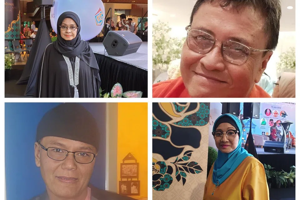 Barisan artis yang menjayakan acara hiburan, ‘Irama Meruntun Jiwa Lagu-Lagu Tan Sri P. Ramlee & Saloma’ terdiri daripada (ikut putaran jam, dari atas, kiri), Mahani Mohd, A. Mahadi, Kamaliah Latiff dan Roslan Yus.