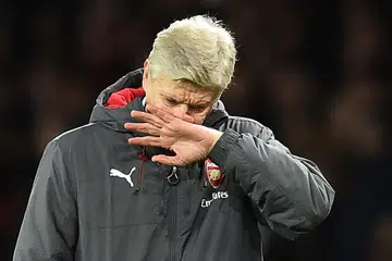 BERASA HAMPA: Pengurus kelab bola sepak Arsenal, Arsene Wenger, gagal memenangi Piala Liga England biarpun setelah enam kali menjejakkan kaki ke final pertandingan itu. - Foto AFP