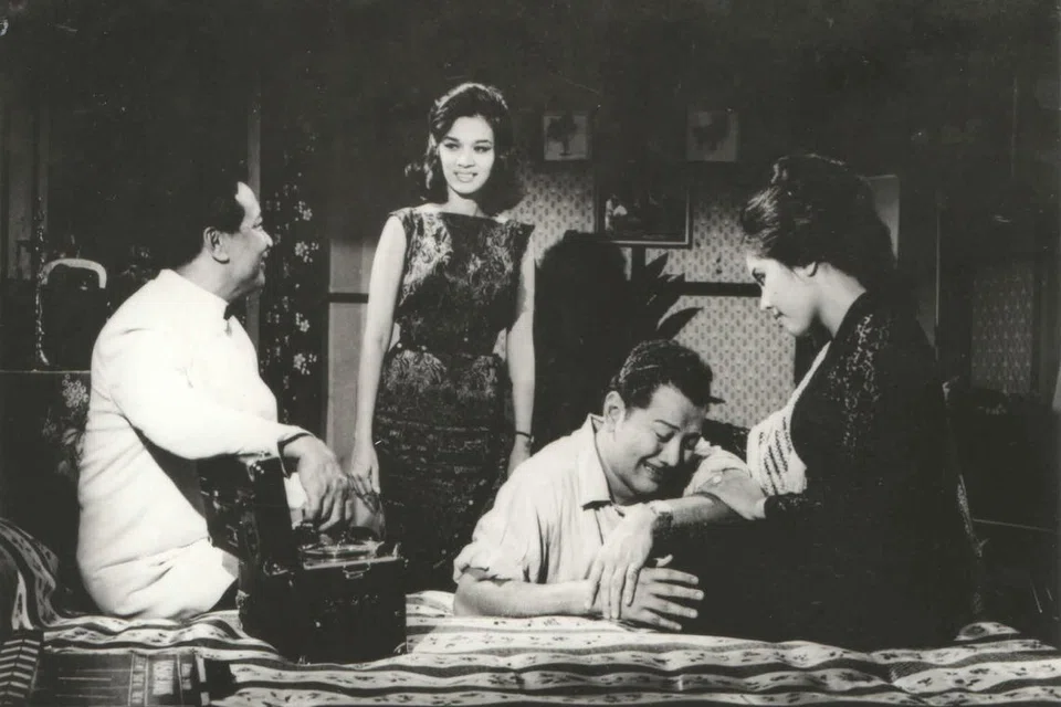 FILEM P. RAMLEE: Antara babak yang mencuit hati dalam filem Masam Masam Manis. 