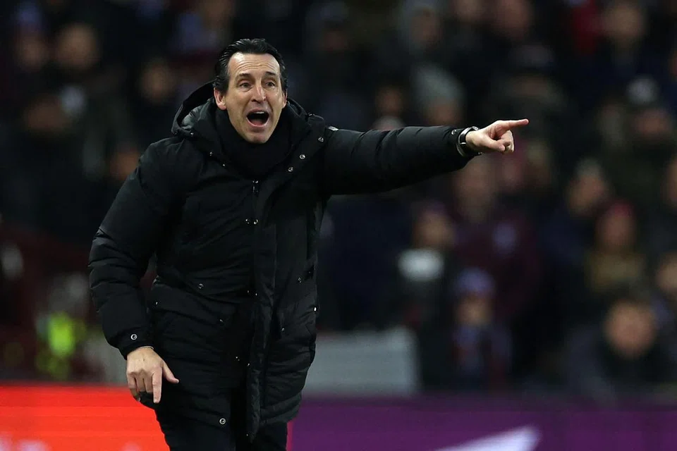 LANDASAN KEJAYAAN: Unai Emery telah memimpin Aston Villa supaya bangkit daripada kedudukan sebagai pasukan corot kepada pasukan yang kini dikatakan boleh bersaing bagi tempat di Liga Juara-Juara Eropah musim depan. 