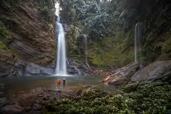 air terjun three sisters, long san, sarawak