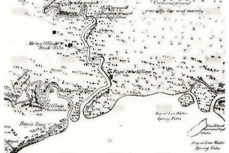 Kewujudan Desa Diraja Johor ini terpahat pada sehelai peta bertarikh 18 Jun 1825 (gambar atas) yang ditemui di Arkib Negara Singapura. Istana Johor yang disebut sebagai Desa Diraja Johor pada peta itu disahkan penduduk kampung yang tinggal di sekitar Kallang. Pengakuan mereka ada tertulis dalam satu artikel lama The Straits Times. - PETA KOLEKSI SARAFIAN SALLEH