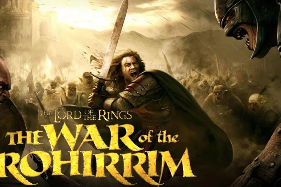 THE LORD OF THE RINGS - THE WAR OF THE ROHIRRIM:  Kisah Raja Kerajaan Rohan, Helm Hammerhand, yang harus mempertahankan diri dalam menentang tentera puak Dunlendings yang terdiri daripada lelaki tinggi besar yang ganas.