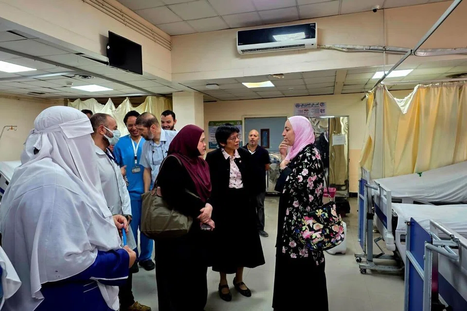 Jururawat, sumbangan, Gaza