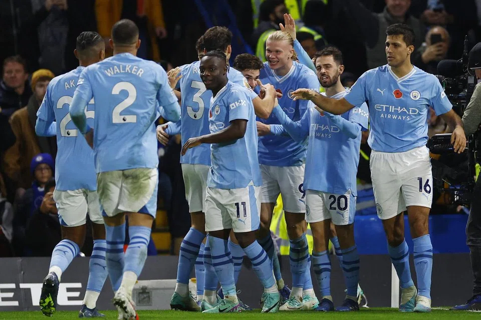 KEKALKAN REKOD: Barisan serangan Manchester City kelihatan mengancam dengan menjaringkan lebih daripada dua gol dalam lima perlawanan terakhir mereka, dan akan berusaha mengekalkan prestasi baik mereka apabila menerima kunjungan Liverpool.