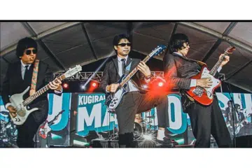 MUZIK LAMA BERNAFAS BARU: Kugiran 'Masdo' pastikan ada 'trademark' tertentu yang dipaparkan dalam konsert bagi setiap lagu, sesuatu yang turut melibatkan interaksi penonton. - Foto MASDO
