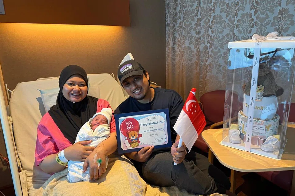 kelahiran, bayi, sg60, 9 ogos 