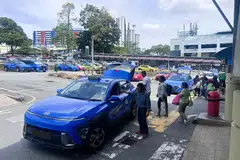Teksi rentas sempadan, Johor, S’pura