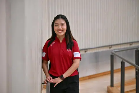 Penembak Fernel Tan  salah seorang daripada 12 atlet yang menerima Biasiswa Sarjana Muda spexEducation.
