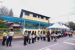 PUSAT TAHFIZ DIBAKAR: Gambar Pusat Tahfiz Darul Quran Ittifaqiyah selepas tragedi kebakaran yang berlaku pada 14 September 2017.