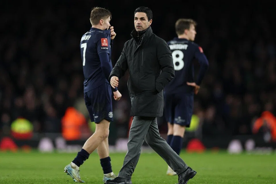 bola sepak, Piala Perdana England, Pengurus Arsenal, Mikel Arteta, Piala FA, Wigan Athletic, Arteta bimbang senarai kecederaan Arsenal yang semakin panjang