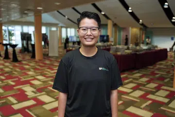 PROGRAM LUAR NEGARA: Cik Nur Shazriqah Atsani,  menyertai program luar negara di Politeknik Negeri Batam (Polibatam).