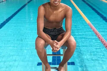 GHAIRAH MAHU BERLUMBA: Ardi ghairah mahu terus pertingkat keupayaan apabila bersaing di Kejohanan Kumpulan Umur SEA dan ASG nanti. - Foto ZARINA MOHD RAZALI