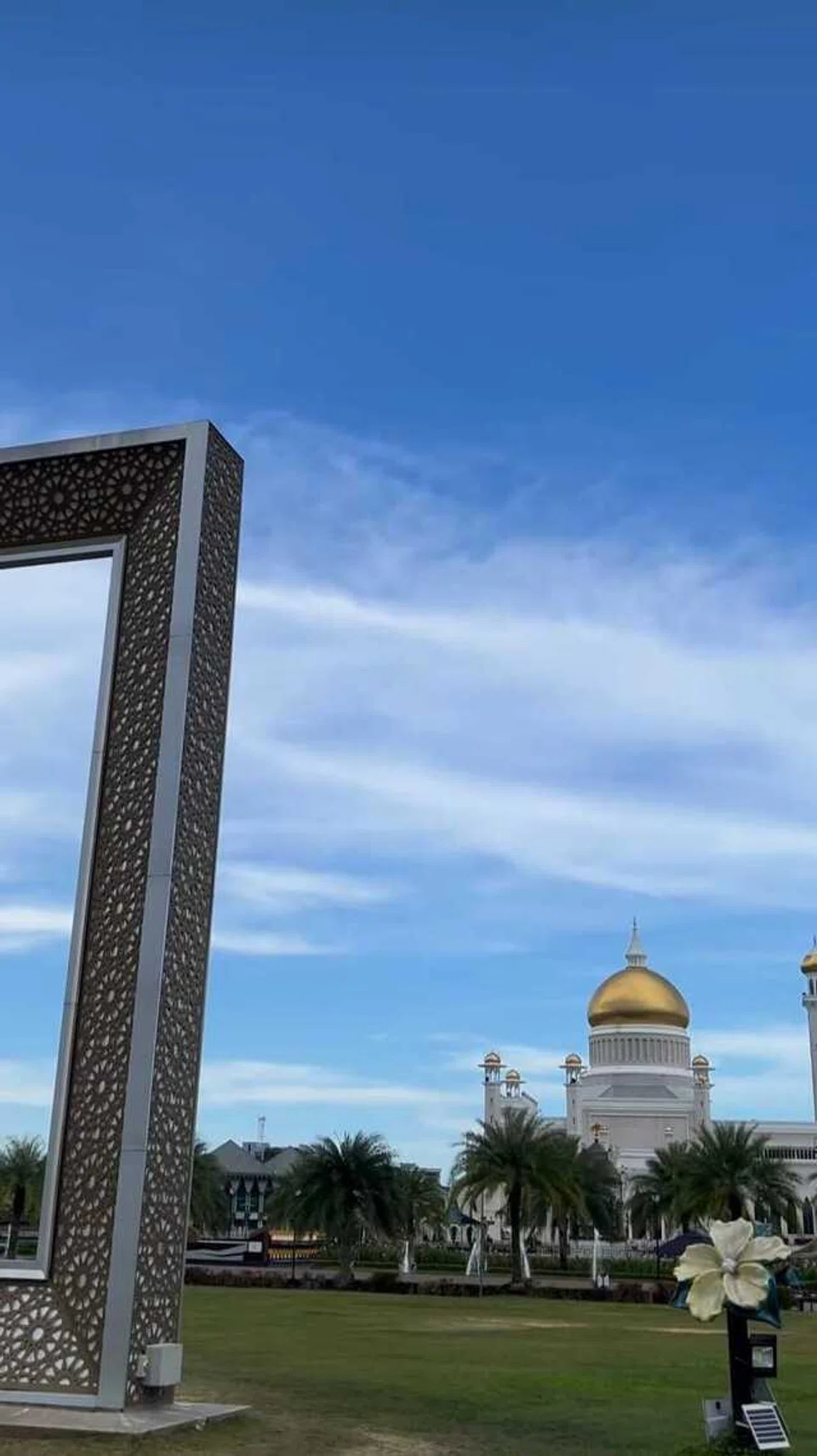 Masjid Jame’ Asr Hassanil Bolkiah di Bandar Seri Begawan, Brunei.