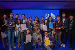 PARA PEMENANG: Penerima Anugerah Skrin Perak di Festival Filem Antarabangsa Singapura pada Ahad, 4 Disember. - Foto PESTA FILEM ANTARABANGSA SINGAPURA