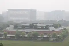 Pemandangan di Daerah Digital Punggol (PDD) sekitar 4.30 petang pada 16 Oktober.
