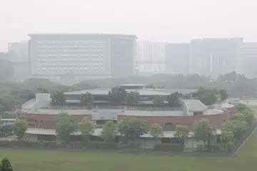 Pemandangan di Daerah Digital Punggol (PDD) sekitar 4.30 petang pada 16 Oktober.