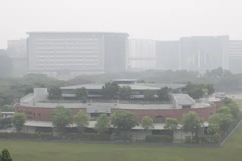 Pemandangan di Daerah Digital Punggol (PDD) sekitar 4.30 petang pada 16 Oktober.