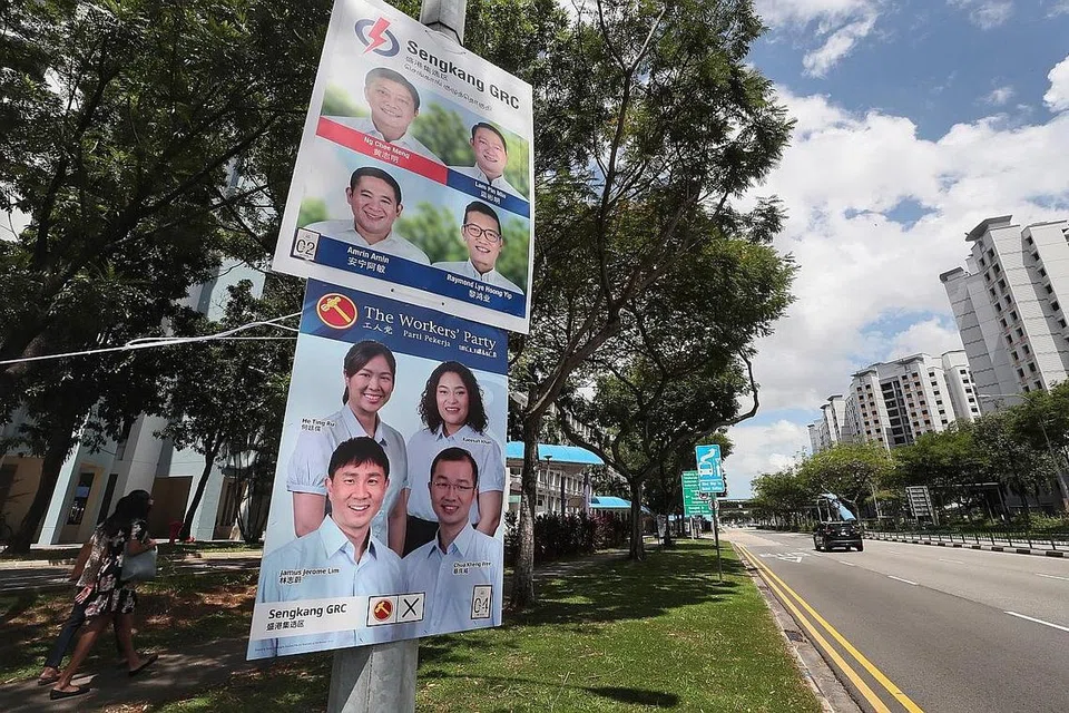 TAWAN GRC: Mengikut kiraan sampel, pasukan Parti Pekerja (WP) bagi GRC Sengkang berjaya menawan kawasan undi yang baru dibentuk itu. - Foto fail 