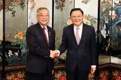 Gan Kim Yong, Wang Weizhong, guangdong, singapore