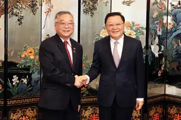 Gan Kim Yong, Wang Weizhong, guangdong, singapore