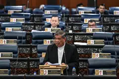 BERI PENERANGAN: Menteri Pertanian dan Keterjaminan Makanan, Datuk Seri Mohamad Sabu.