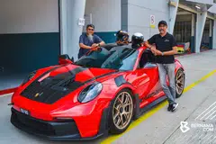 Porsche, lumba, Admi Shahrul