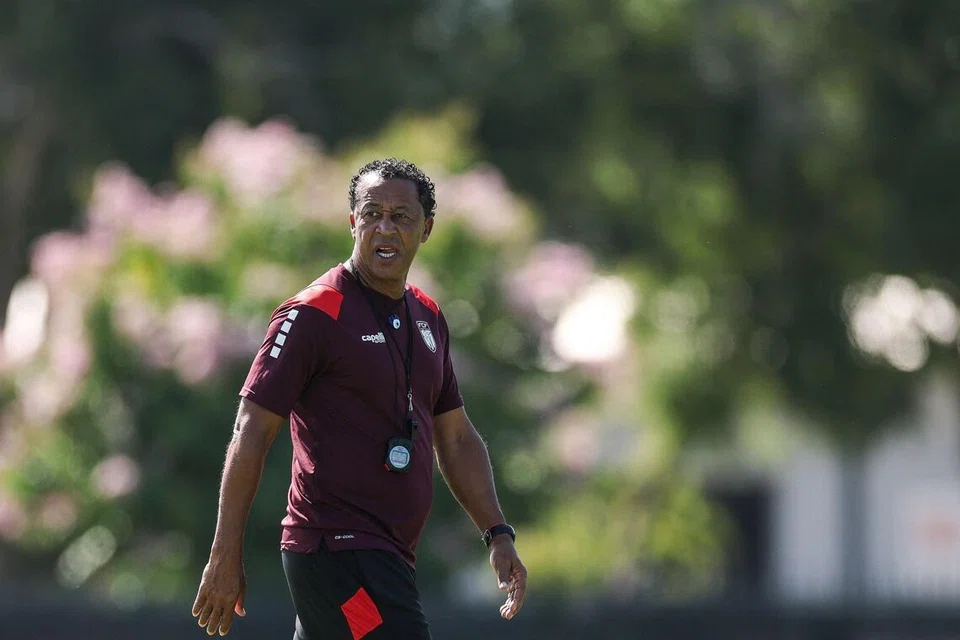 Ketua jurulatih Cape Verde, Pedro Leitao Brito, atau gemar dikenali sebagai Bubista, semasa sesi latihan di Waters Sportsplex pada 1 Julai menjelang pertembungan dengan Argentina pada 4 Julai dalam saingan peringkat 32 terakhir Piala Dunia 2026.