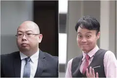 DIDAKWA DI MAHKAMAH: Editor The Online Citizen, Terry Xu (kiri), dan Daniel De Costa Augustin masing-masing menghadapi satu tuduhan fitnah jenayah.