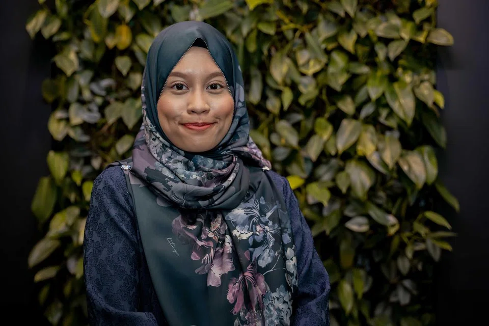 Cik Sakinah Mohamed Mohsen, 26 tahun, guru Bahasa Melayu di Sekolah Rendah Fern Green, dicalonkan bagi Anugerah Guru Arif Budiman (Agab) 2024 bagi Kategori Perangsang.