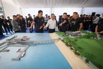 Pos bomba marin, Punggol Northshore, kecemasan, Selat Johor Timur