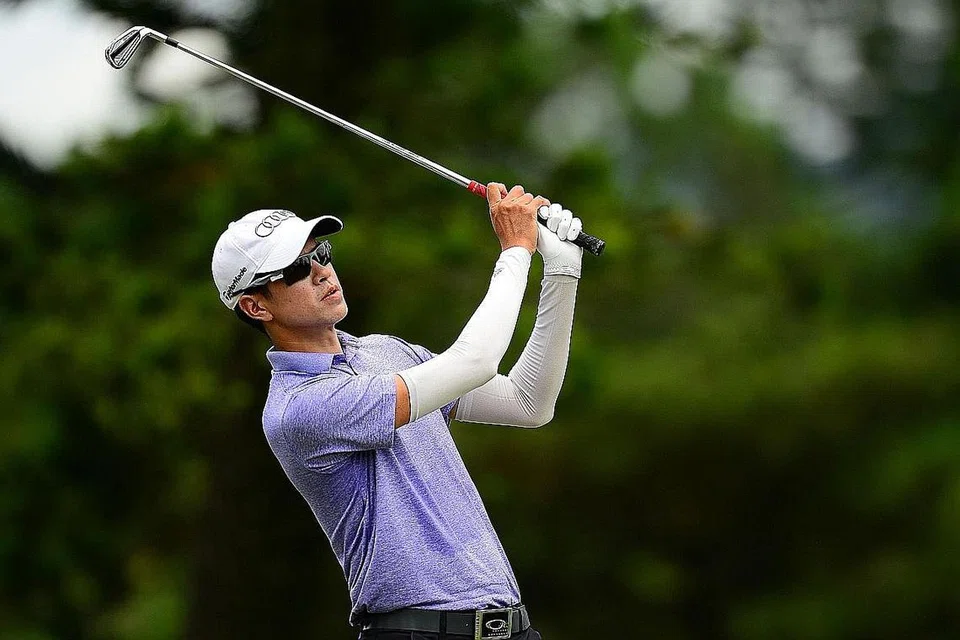 SAMA-SAMA BERAZAM: Dua wakil Singapura, Quincy Quek (atas) dan pemain nombor satu negara, Mardan Mamat; jaguh Jepun, Yuta Ikeda; dan juara bertahan dari Korea, Song Young Han, tentunya berazam mencatatkan yang terbaik di kejohanan kali ini yang bermula Khamis ini. - Foto JELAJAH ASIA
