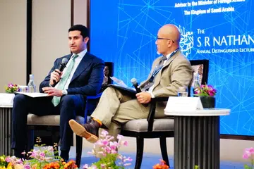 S R Nathan Distinguished Lecture, Mohammed Khalid Alyahya, Profesor Joseph Liow, saudi arabia