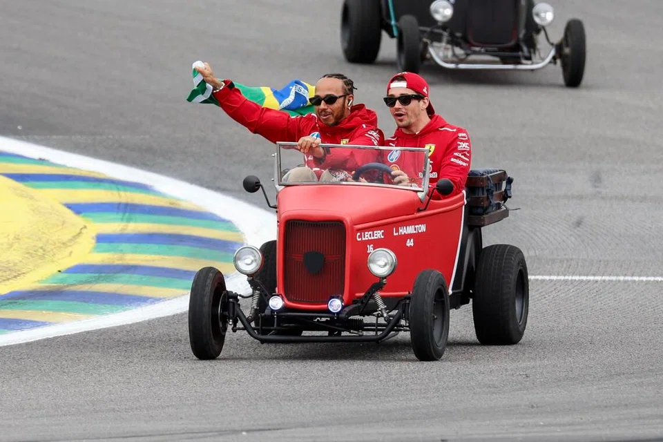 Ferrari, Formula Satu, Charles Leclerc, Lewis Hamilton