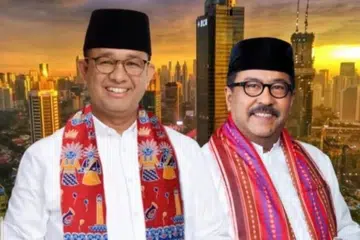 Laluan Encik Anies Baswedan (kiri) untuk bertanding dalam Pilihan Raya Gabenor Jakarta tidak kesampaian apabila Parti Demokrasi Indonesia Perjuangan (PDI-P) mencalonkan nama lain. Sebelum ini, Encik Rano Karno (kanan) dikatakan bakal menjadi pasangan calonnya.