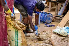 Taufan Ditwah, bandar Gampola, daerah Kandy,