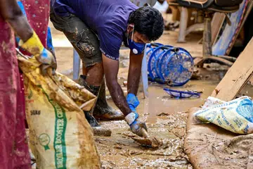 Taufan Ditwah, bandar Gampola, daerah Kandy,