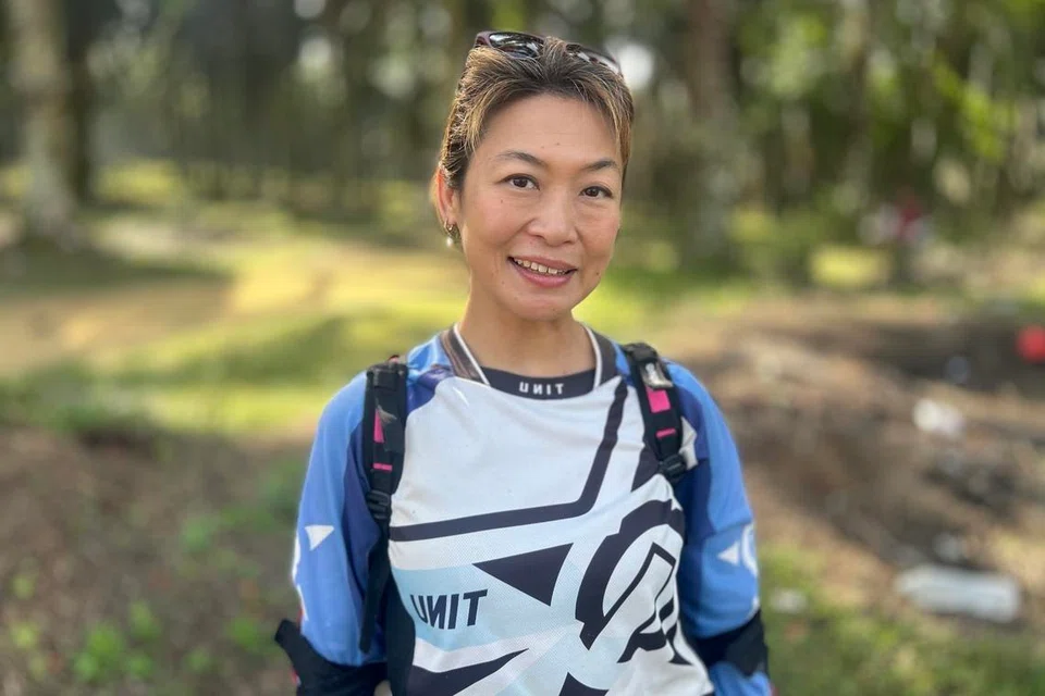 Cik Jaclyn Lee mahu pengalaman latihan awal sebelum beliau menyertai perjalanan menunggang motosikal di luar negara.