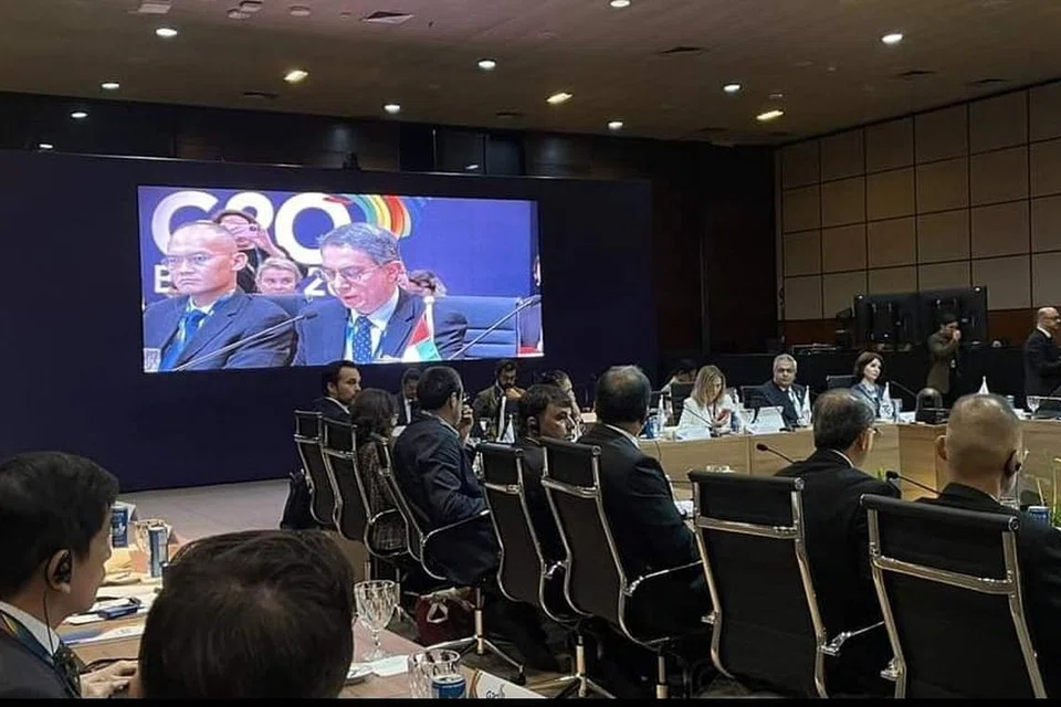 Mewakili Singapura dalam Mesyuarat Menteri G20 mengenai Pengurangan Risiko Bencana, di Belem, Brazil, adalah Menteri Negara (Ehwal Dalam Negeri merangkap Pembangunan Negara), Profesor Madya Dr Muhammad Faishal Ibrahim.