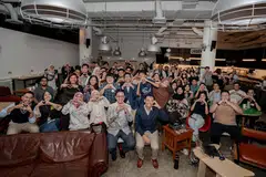 Editor Audiens dan Perkembangan Berita Harian (BH), Cik Norhaiza Hashim (depan, tiga dari kiri); Eksekutif Audiens dan Perkembangan BH Cik Kaiyishah Ayuni (depan, empat dari kiri); Penerima Anugerah Jauhari 2013, Dr Abdul Razakjr Omar (depan, lima dari kiri); dan Anggota Parlimen GRC Jalan Besar Dr Wan Rizal Wan Zakariah (depan, enam dari kiri), bergambar bersama peserta yang hadir terdiri daripada golongan muda berusia 18 hingga 35 tahun untuk sesi ketiga, Siri Jauhari, anjuran Berita Harian dan OMGxBH pada 26 Julai.