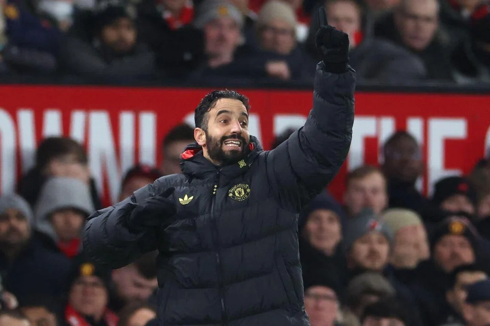 Ketua jurulatih Manchester United, Ruben Amorim, semasa perlawanan Liga Perdana England (EPL) antara Manchester United dengan Newcastle United di Stadium Old Trafford, Manchester, pada 26 Disember.