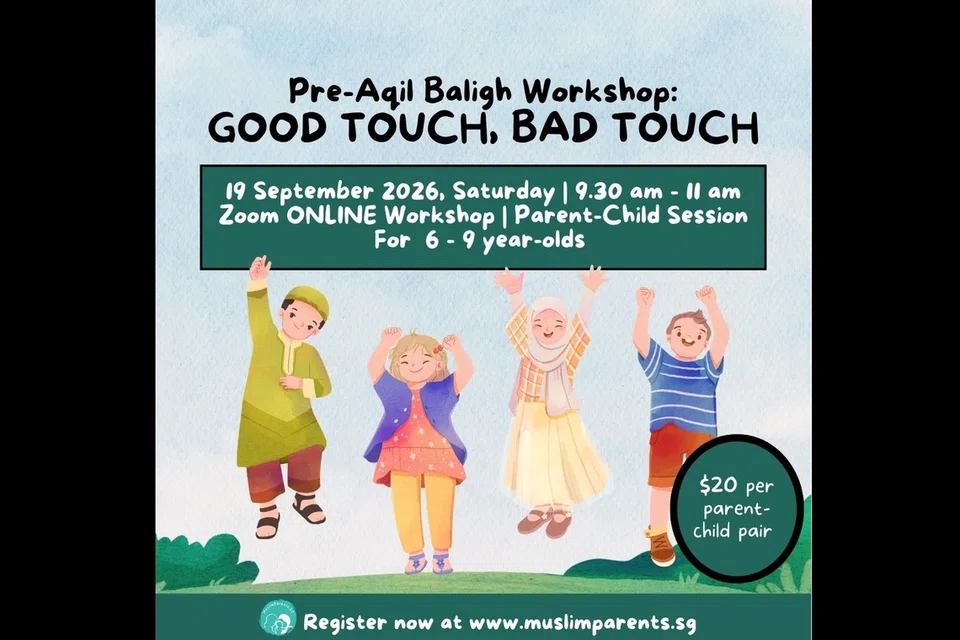 sentuhan baik sentuhan tidak baik, keselamatan kanak-kanak, bengkel ibu bapa