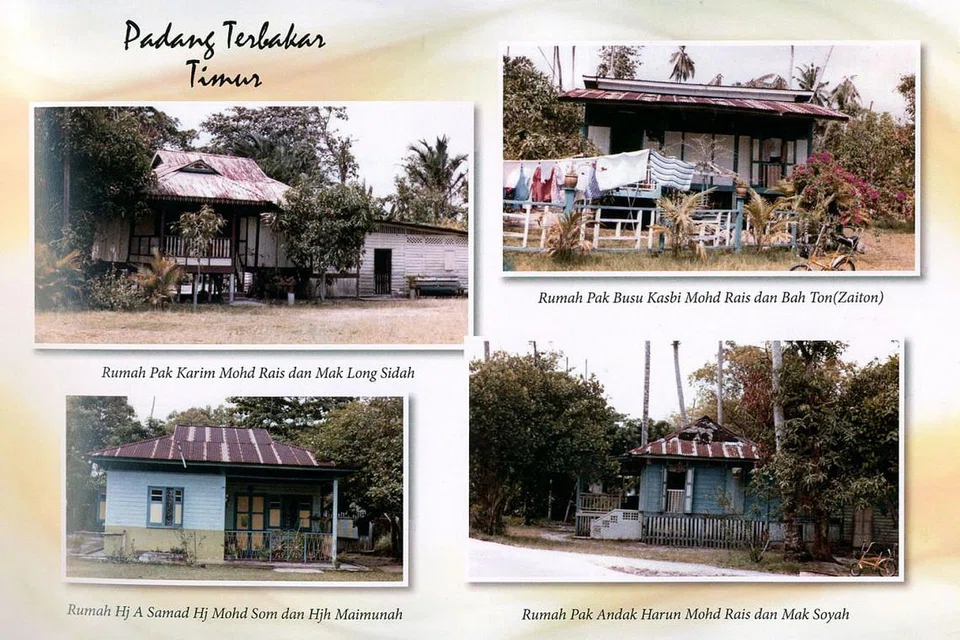 KENANGAN MENGUSIK JIWA: Rumah- rumah di Kampung Padang Terbakar sebelum ia dirobohkan untuk memberi laluan kepada pembangunan. - Foto HAFIZA TALIB